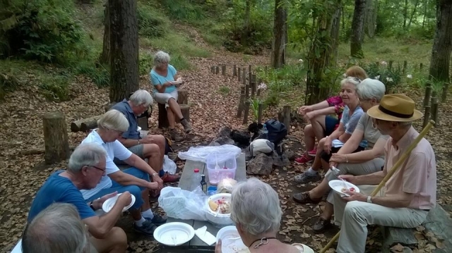  Lunch break in the woods 